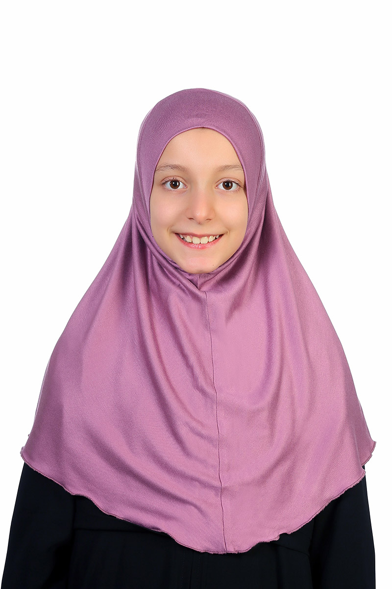 Çocuk Bone Pratik Eşarp Mor - 1