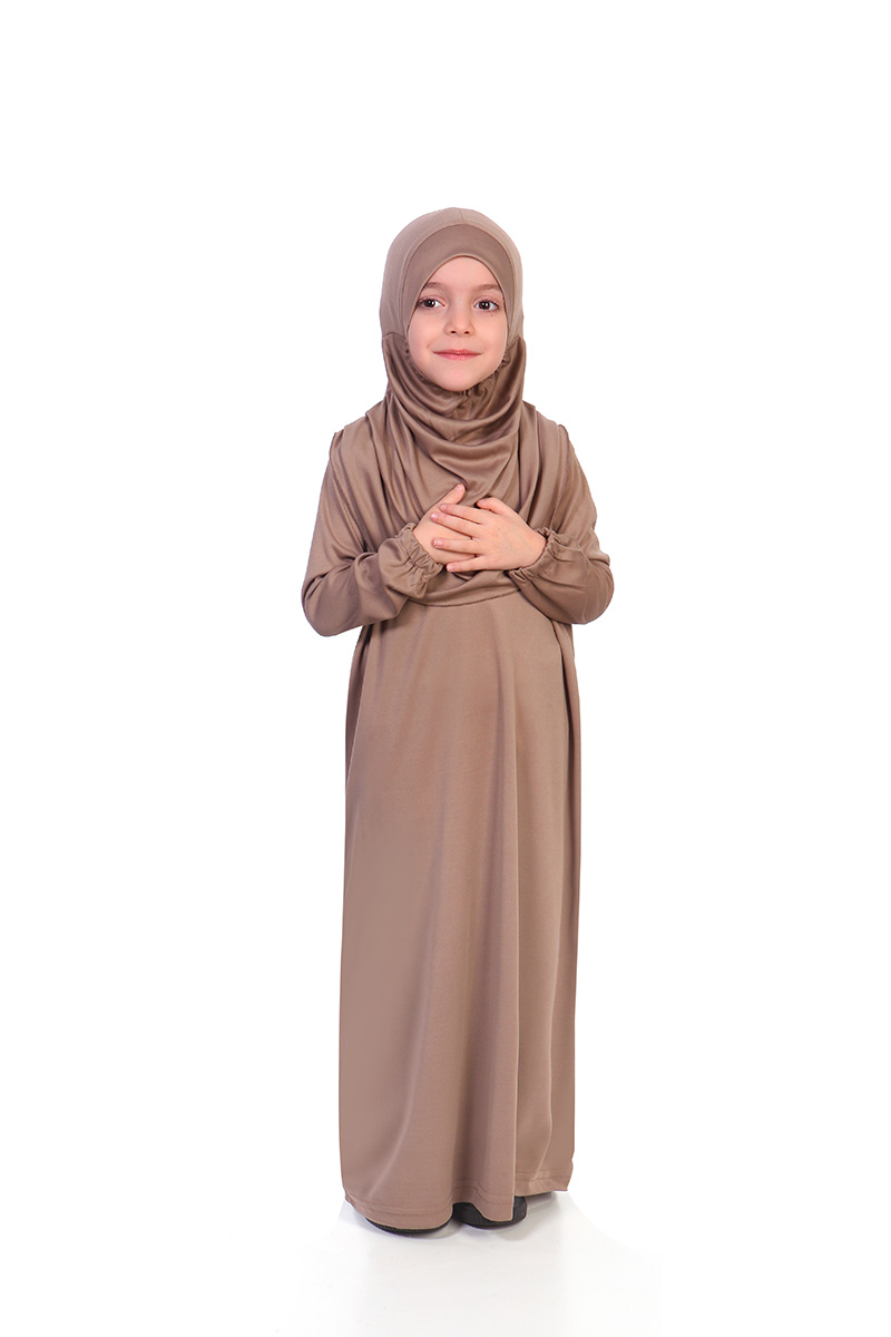 Çocuk Namaz Elbisesi Sade Model Vizyon - 2