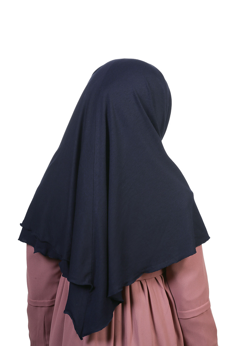 Çocuk Pratik Eşarp Ecrin Model Lacivert - 2