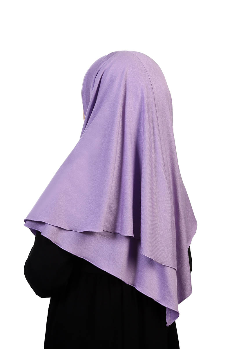 Çocuk Pratik Eşarp Ecrin Model Lila - 2