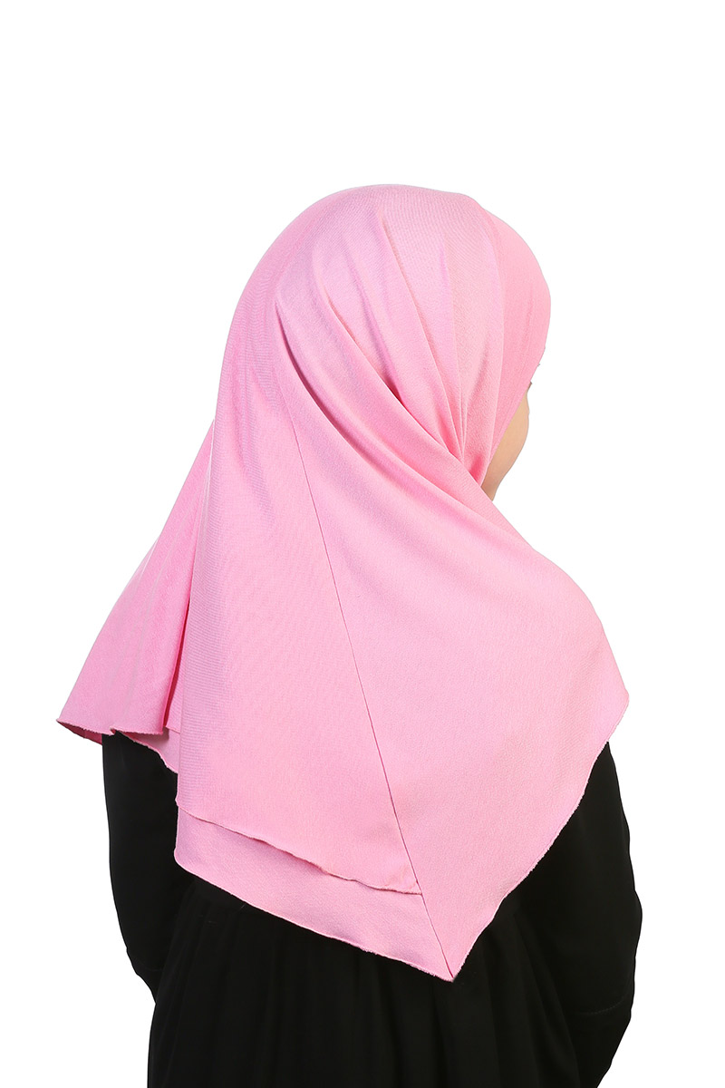 Çocuk Pratik Eşarp Ecrin Model Şeker Pembe - 2