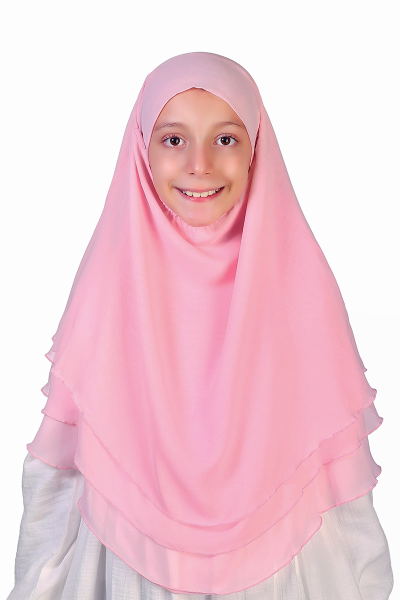 Çocuk Sufle Pembe - Mevlana Çocuk Tesettür
