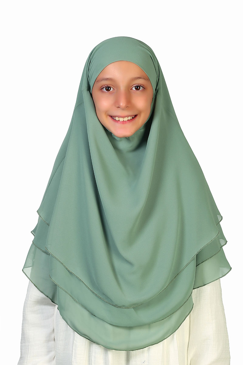 Çocuk Sufle Yeşil - Mevlana Çocuk Tesettür